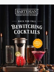 Spooky Sips Await: Check out these NEW Halloween cocktails