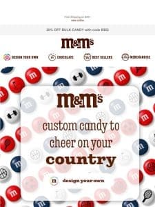 Sport Your Team on M&M’S