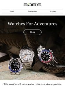 Staff Picks | Travel & Adventure Watches