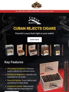 Start Cigar with Cuban Rejects