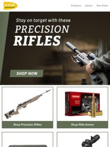 Stay on Target with these Precision Rifles