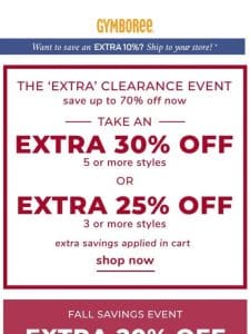 ?Still Happening? Extra 20% off your purchase!