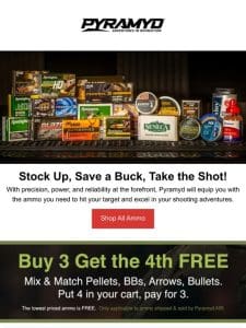 Stock Up and Save on Ammo