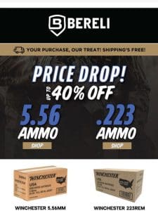 ?? Stop Scrolling， Huge Price Drop on 556 & 223 Ammo