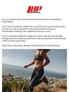 Strength Training Secrets for Cardio Bunnies