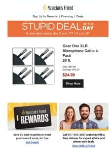 Stupid Deal of the Day now available!