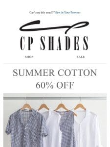 Summer Cotton Sale