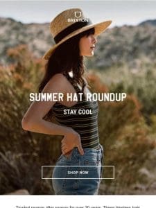 Summer Icons: Hat Round Up