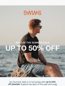 Summer Sale: Up to 50% Off Our Top Deals!