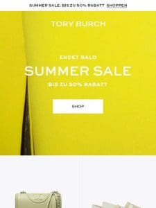 Summer Sale: endet bald