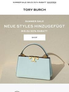 Summer Sale: neue Styles hinzugefügt