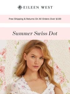 Summer Swiss Dots New Arrival