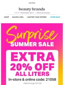 ?? Surprise Summer SALE!