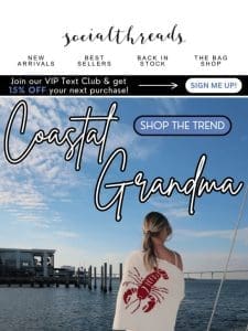 TRENDING: Embrace the Coastal Grandma Vibe ??