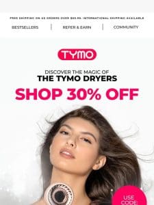 ?? TYMO Dryer Sale: Enjoy 30% Off with Code!