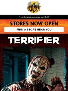 Terrifier costumes & décor