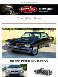 The 1964 Pontiac GTO is the OG