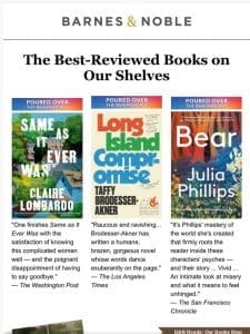 The Best-Reviewed Books on Our Shelves