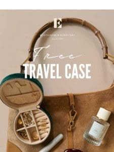 The FREE Jewellery Travel Case is back