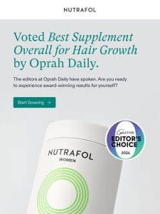 The Oprah Daily award goes to…??