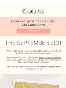 The September Edit