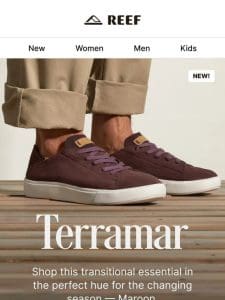 The Terramar Leather is Here in Maroon!