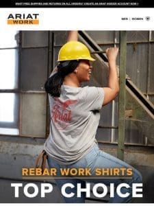 The Top Choice in Women’s Work Shirts? Rebar