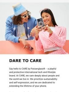 The wait is over – CARE by Panzerglass? has arrived!