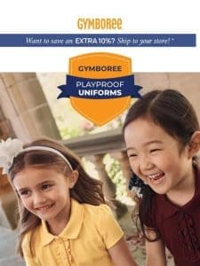 They’re back… Gymboree Playproof Uniforms!