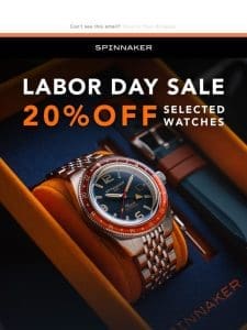 Tick-Tock， Labor Day Savings Await!