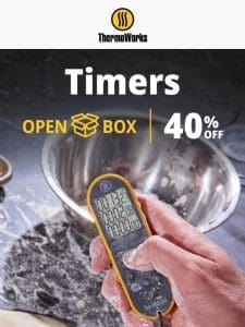 Timers Built to Survive the Messiest Kitchens