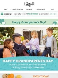 Today we celebrate the greatest gift: grandparents!