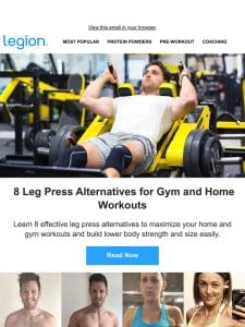 Top 8 leg press alternatives for bigger legs