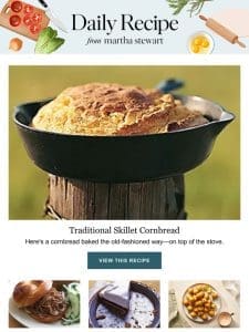 Traditional Skillet Cornbread