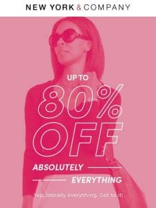 ??UP TO 80% OFF SITEWIDE!!