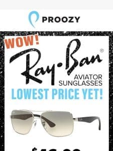 Unbeatable offer on Ray-Ban Shades ??