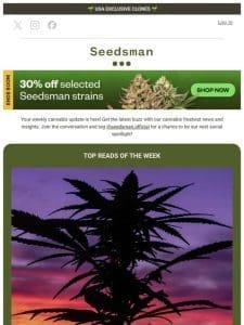 Unlock 30% OFF on Seedsman Strains Today