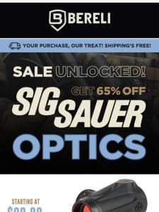 ?? Unlock 65% Off SIG SAUER Optics ??