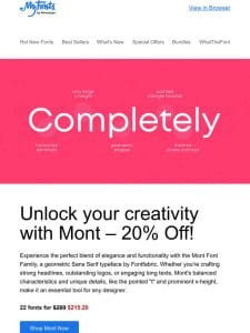 ??Unlock your creativity with Mont