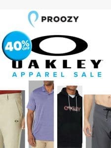 Unmissable savings on Oakley products