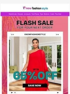 Up To 65% Off FLASH SALE Starts Now ??