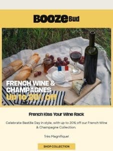 Up to 20% off French Wines & Champagnes!??