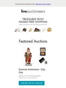 Upcoming Treasures with Hassle-Free Shipping