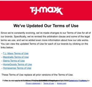 Updates to our Terms of Use