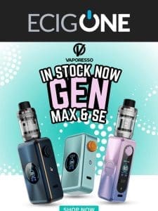 ??Vaporesso Gen Max & SE Are Finally Here!!??