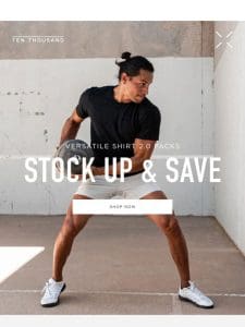 Versatile Shirt 2.0 / Stock Up & Save