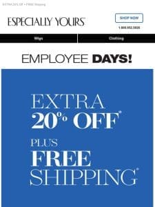 We’re Sharing Our Employee Discount!