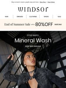 What to Wear: Mineral Wash