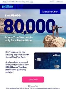 Where would you go with 80，000 bonus points? ???