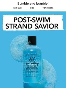 Why our Sunday Shampoo is a swimmer’s fave ??